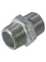 Dubbele nippel, buitendraad 3/4"