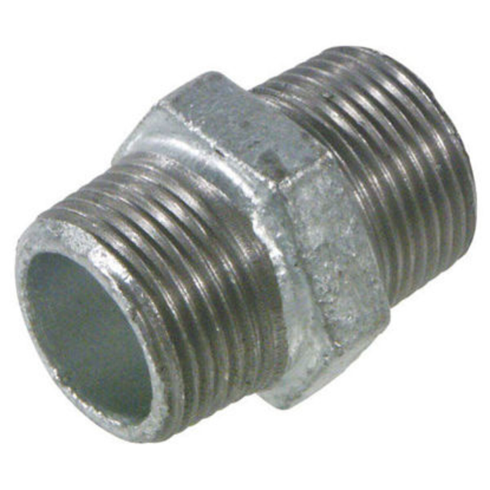Dubbele nippel, buitendraad 3/4"
