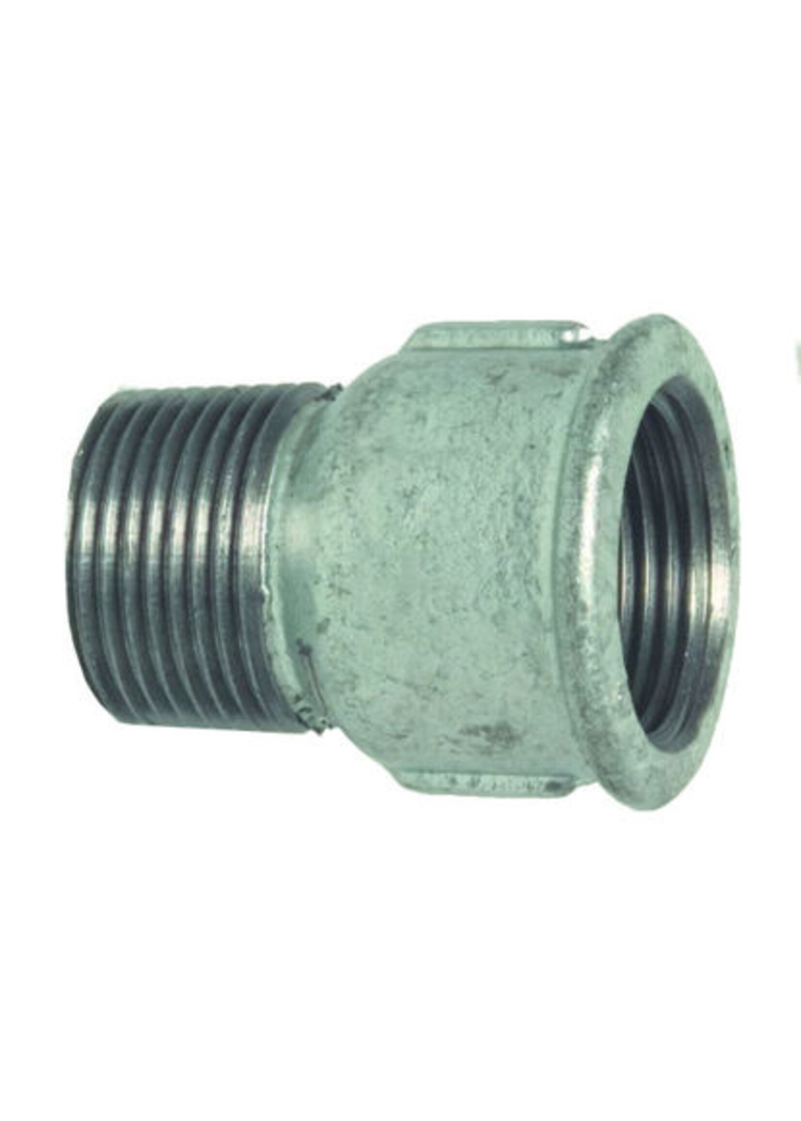 Soknippel 1/2" bu. x bi. Verzinkt