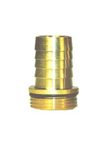 Messing slangpilaar/ vaareind 1 1/4" x 1 1/4" tule