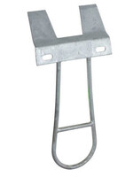 Emmer ophangplaatje voor afgeplat +vangbeugel