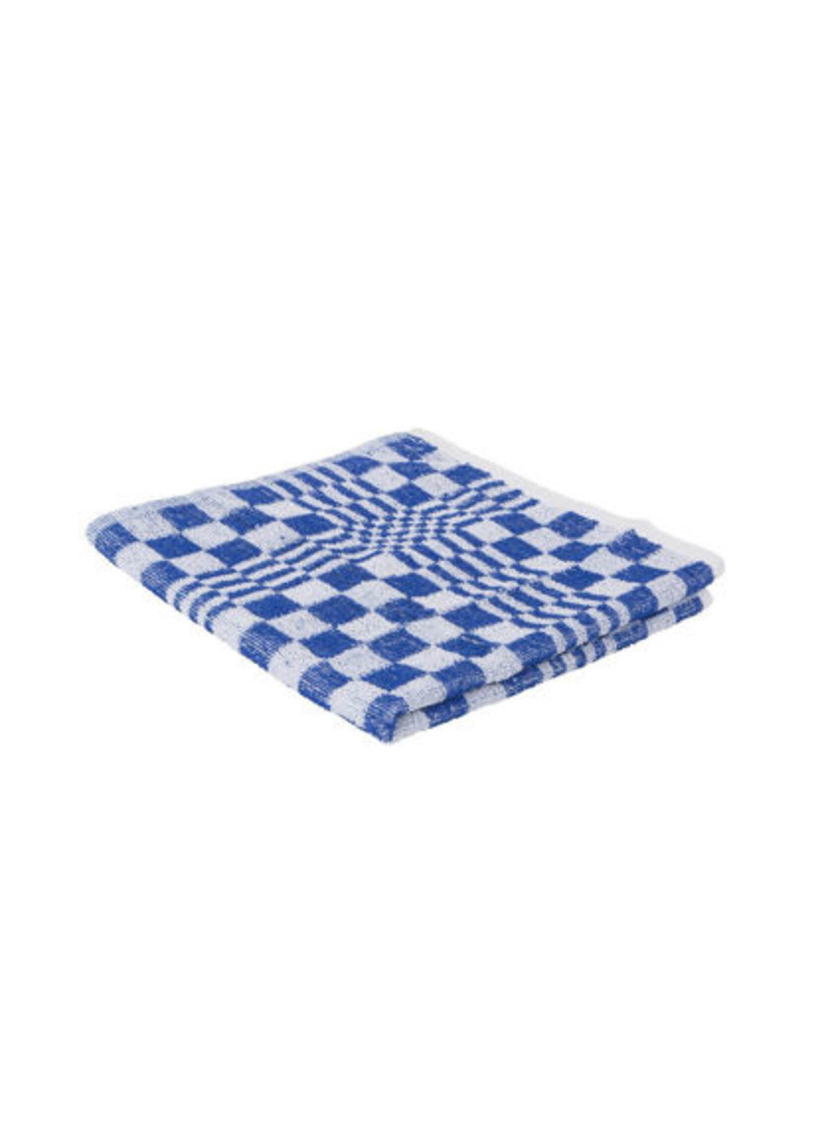 MM Keukendoek / Handdoek blok 50x50cm -blauw  -3 stuks-