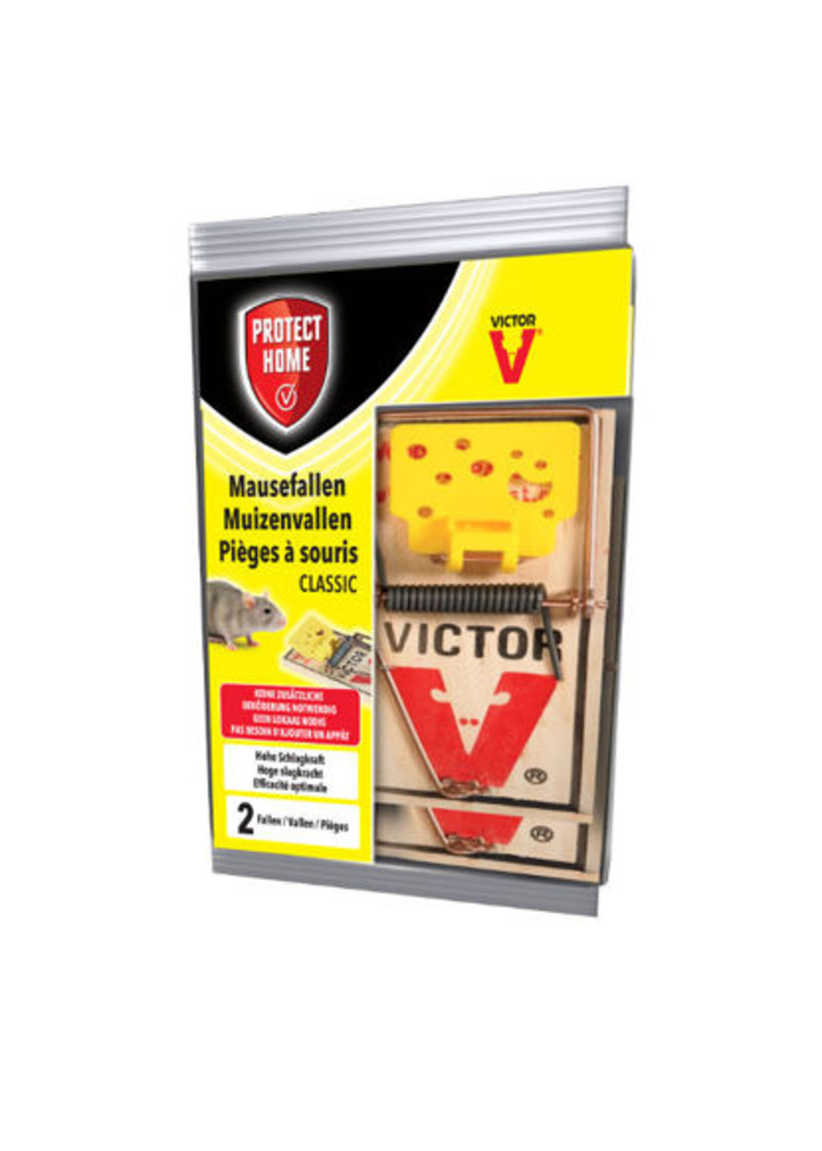 Muizenval hout (2 stuks) -Protect Home-