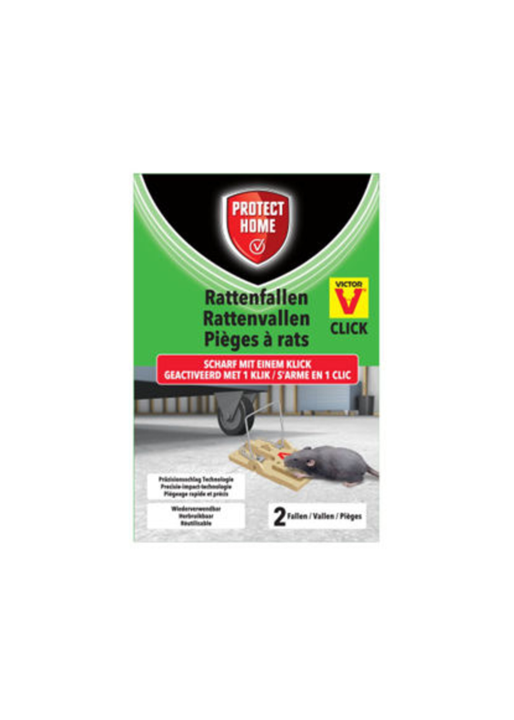 Rattenval plastic (2 stuks) -Protect Home-
