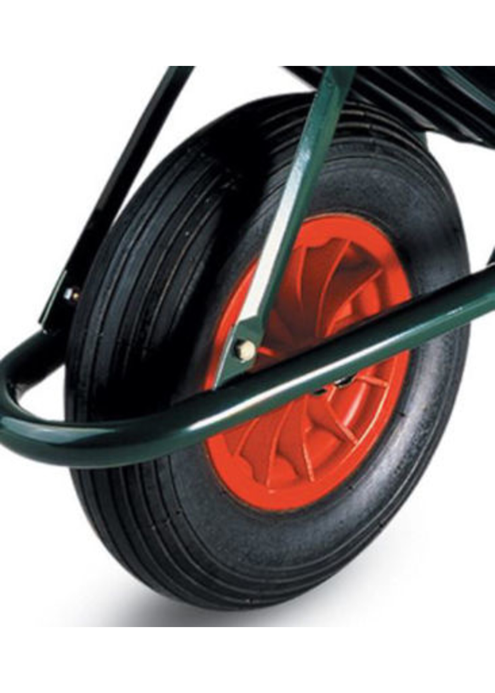 Wiel Limex, kunststof velg rood, compleet