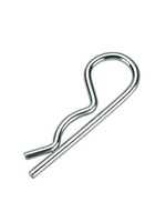 Borgveer enkel, verzinkt, 4mm