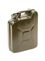 Jerrycan METAAL groen, 10 liter