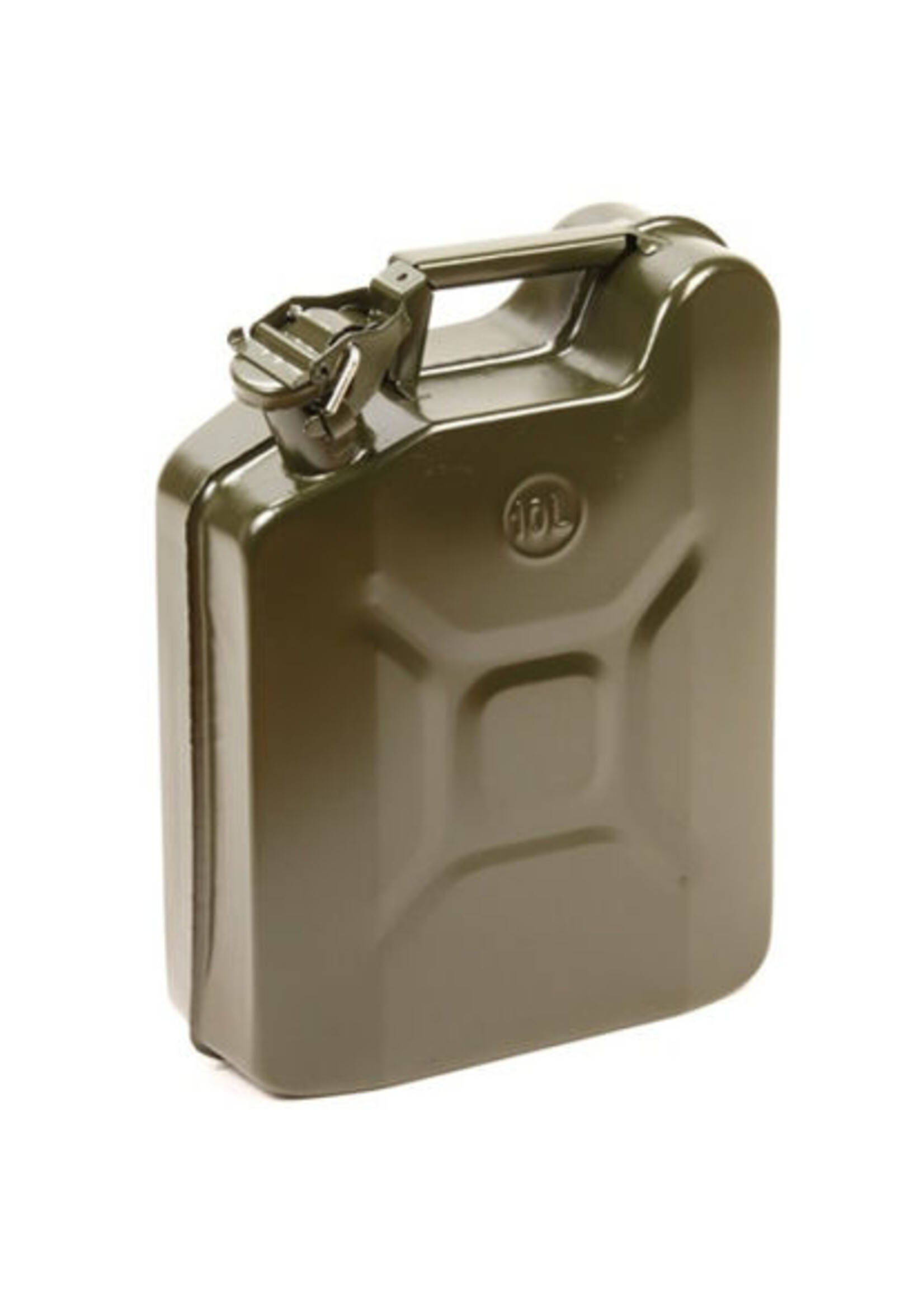Jerrycan METAAL groen, 10 liter