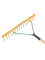 Polyhark met Egaliseerkant, met steel 160cm