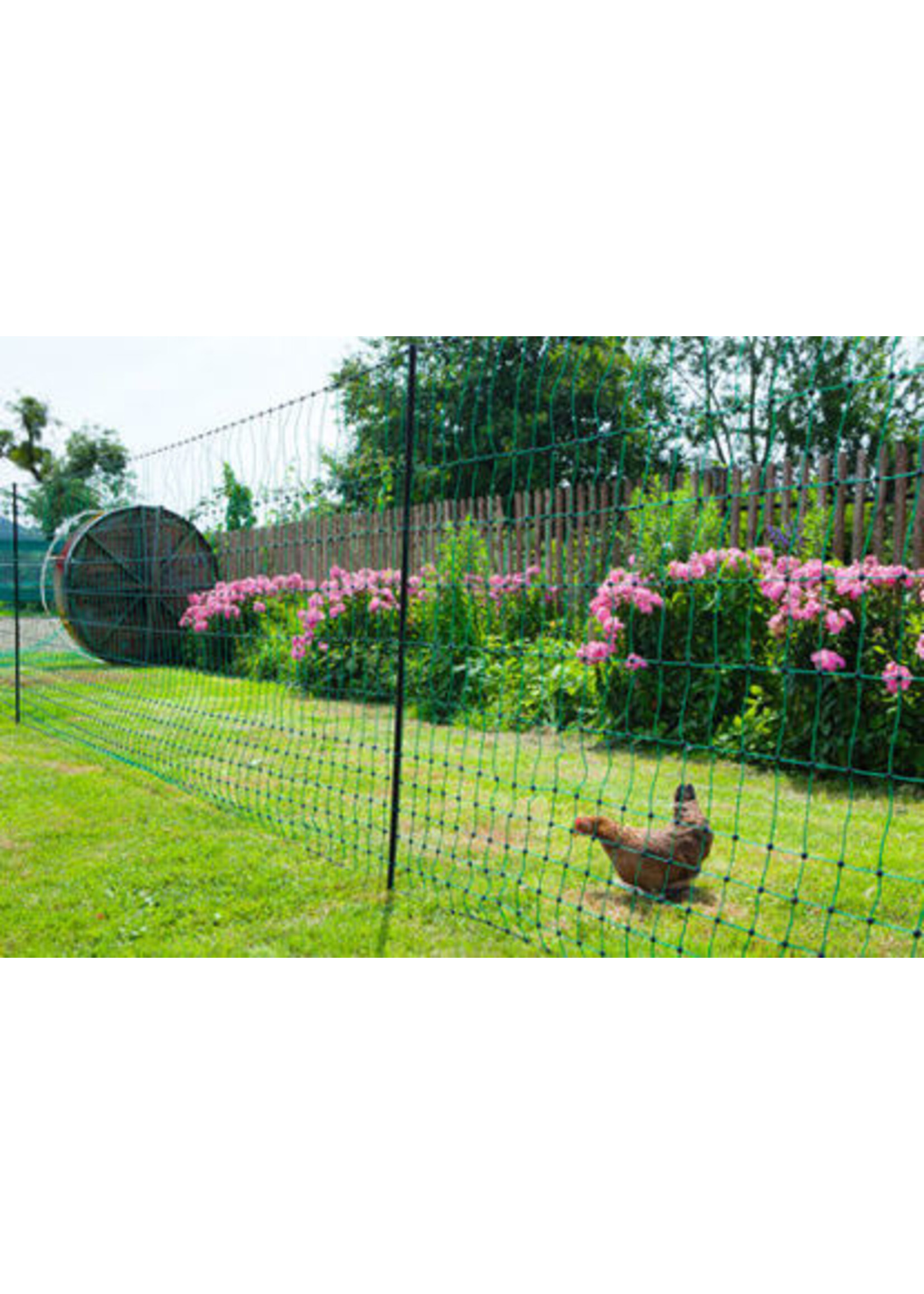 AKO Afrastering AKO Kippennet 106cm-25m (zonder stroom) - Dubbele Pen, Groen