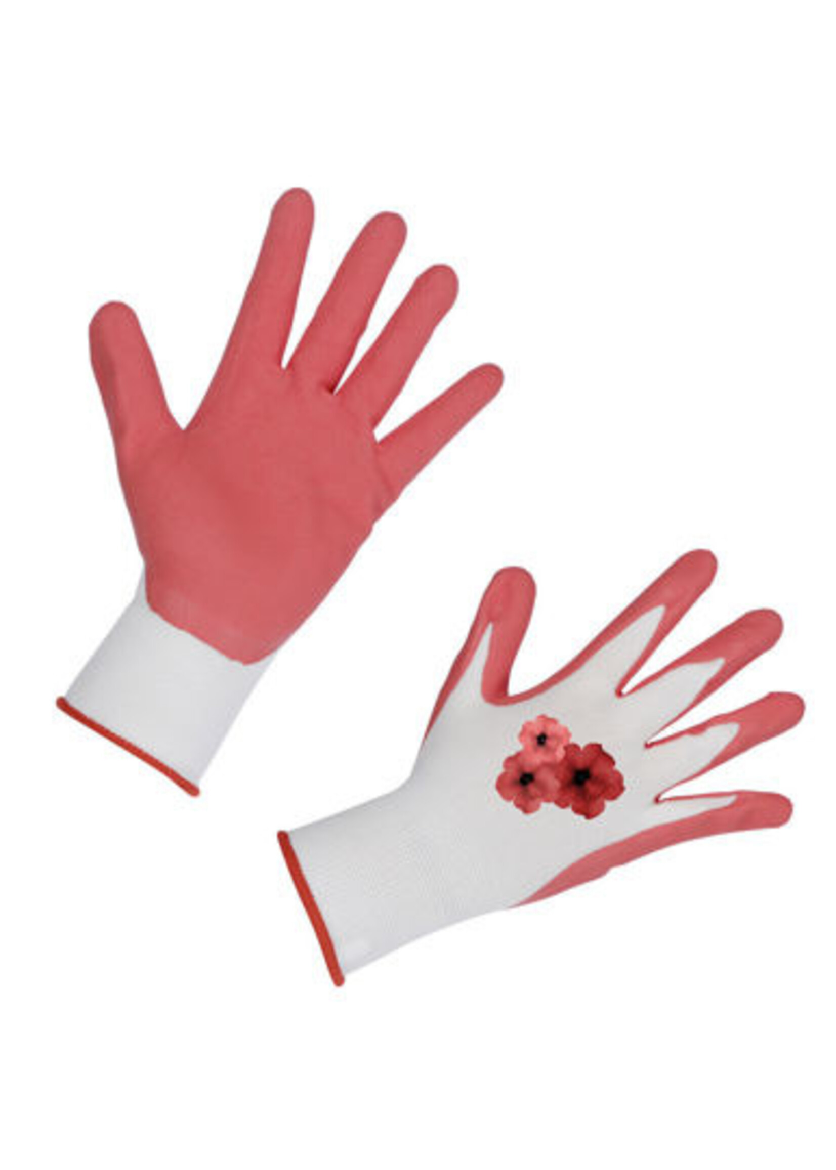Handschoen Garden Care -rood- mt.8 (uni)