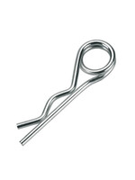 Borgveer dubbel, verzinkt, 3mm