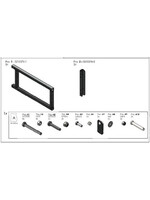 Wandbevestigingsset voor Hooibox