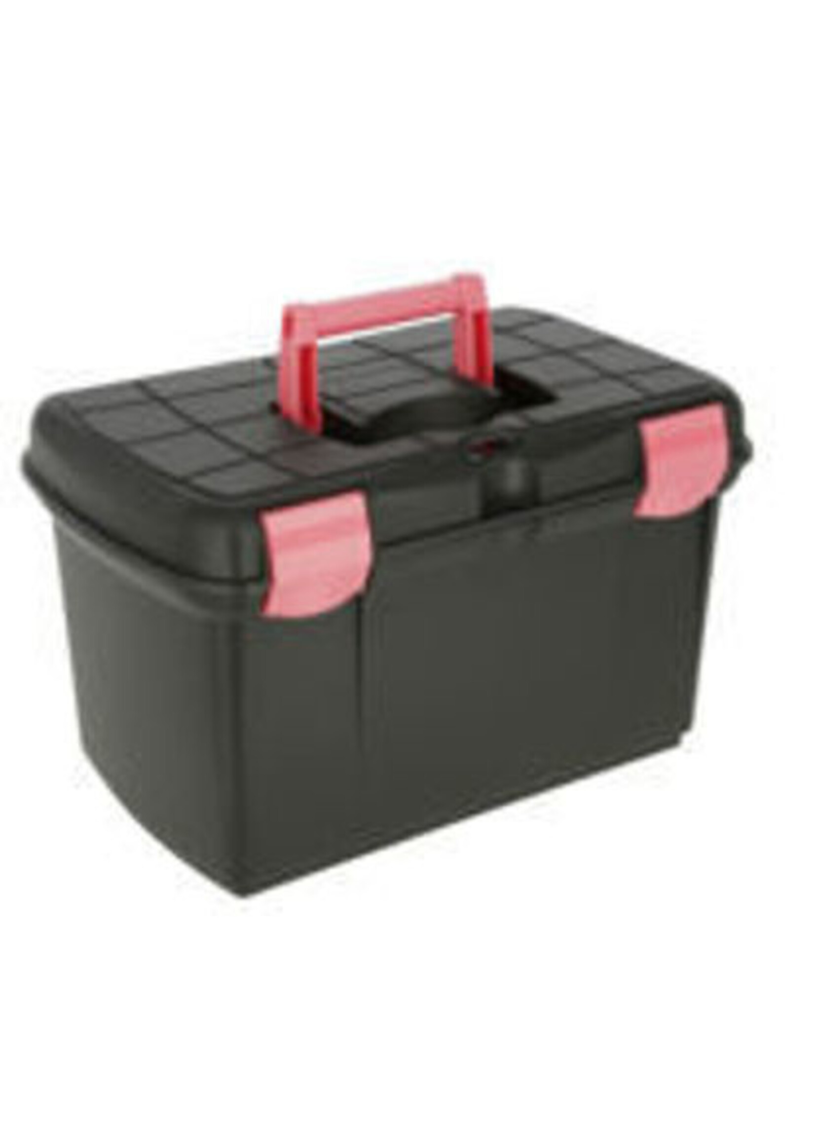 Poetskist Arrezzo + inzetbakje, zwart Fuchsia