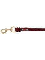 Voorbrenglijn Classy, merlot rood, musketon 2m