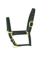 Halster leer, ZWART - Extra full