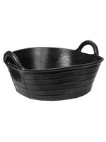Rubber voerbak, zwart  20L Rubber voerbak, zwart  20L