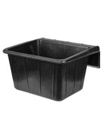 Rubber ophangvoerbak, zwart, 25L