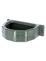 Voerbak kunststof halfrond, 25L. Voerbak kunststof halfrond, 25L.