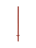AKO Afrastering AKO Hoekstaal-paal rood gelakt 3mm, 150cm (10 stuks)