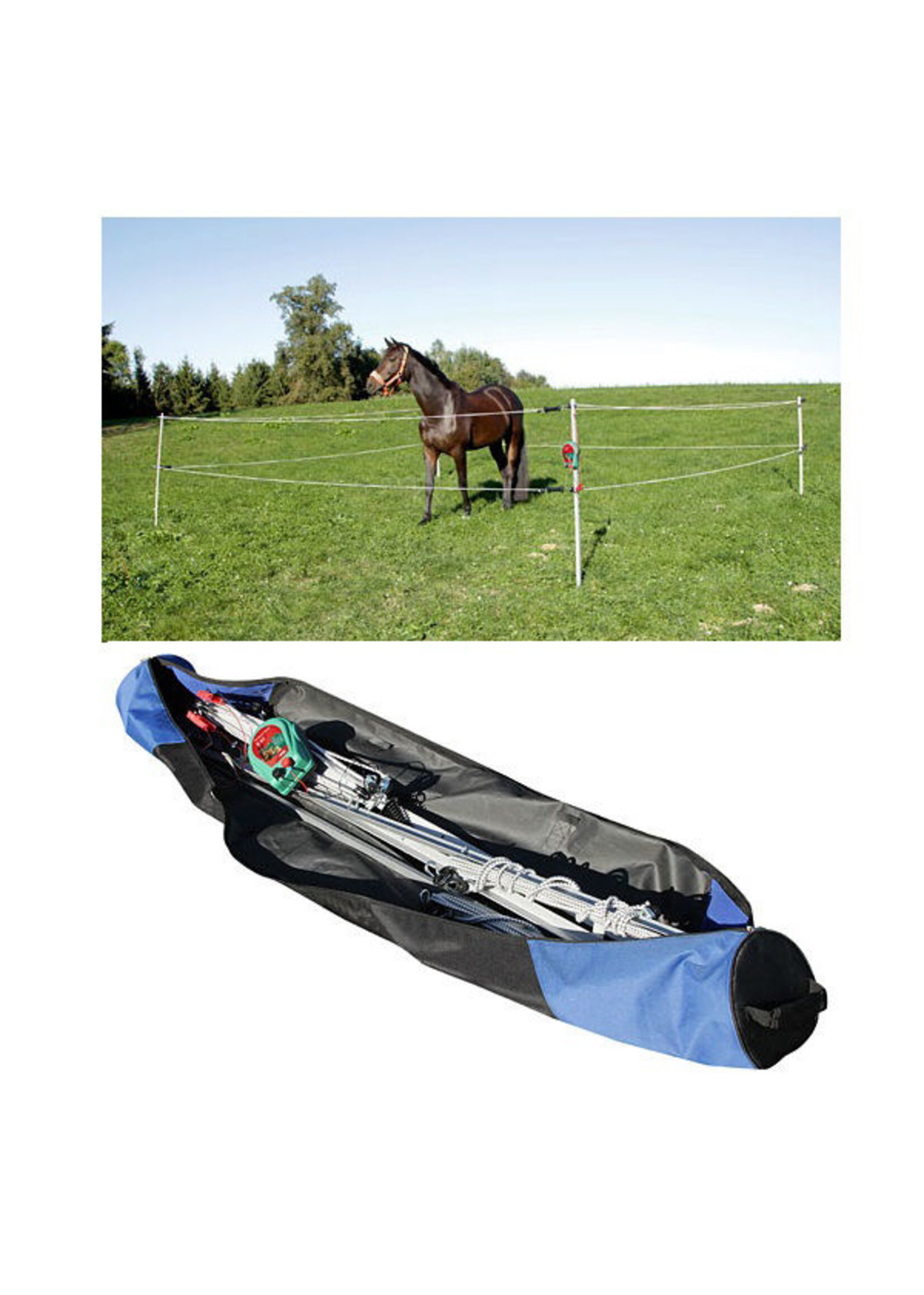 AKO Afrastering AKO Toernooi / Paddock SET 7x7m + 2x 1,5V batterijapparaat