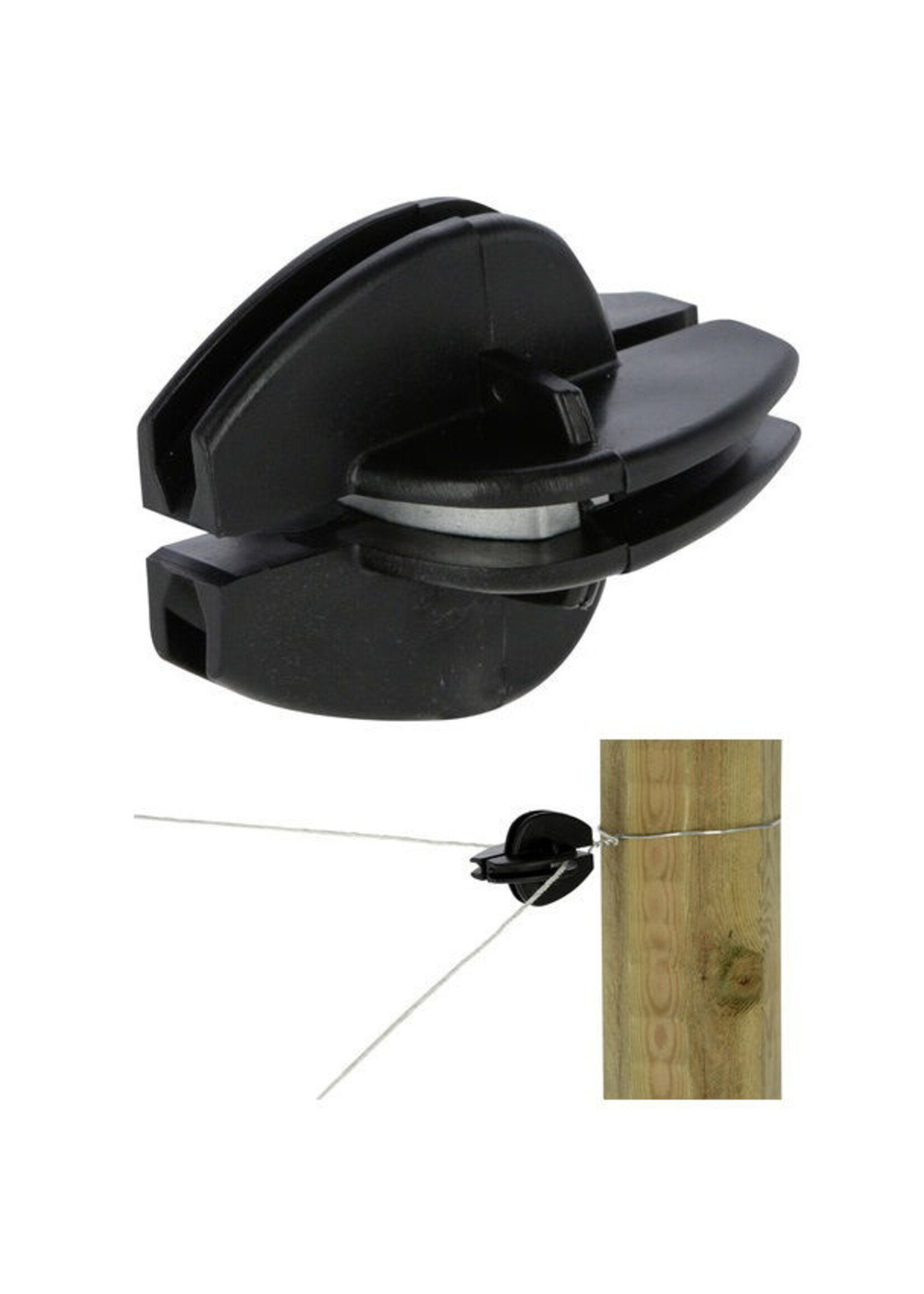 AKO Afrastering AKO Hoek-/afspanisolator met metalen inleg (zakje 10 st)