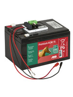 AKO Afrastering AKO Premium AGM vliesaccu 15 Ah complete set