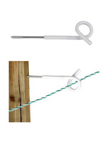 AKO Afrastering AKO Afstandisolator 25cm krulstaart -Wit- (zakje 5 st)