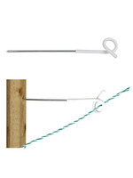 AKO Afrastering AKO Afstandisolator 40cm krulstaart -Wit- (zakje 5 st)