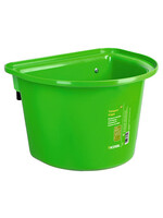Kerbl Voerbak met ophanghaken, halfrond, fel-groen 12L