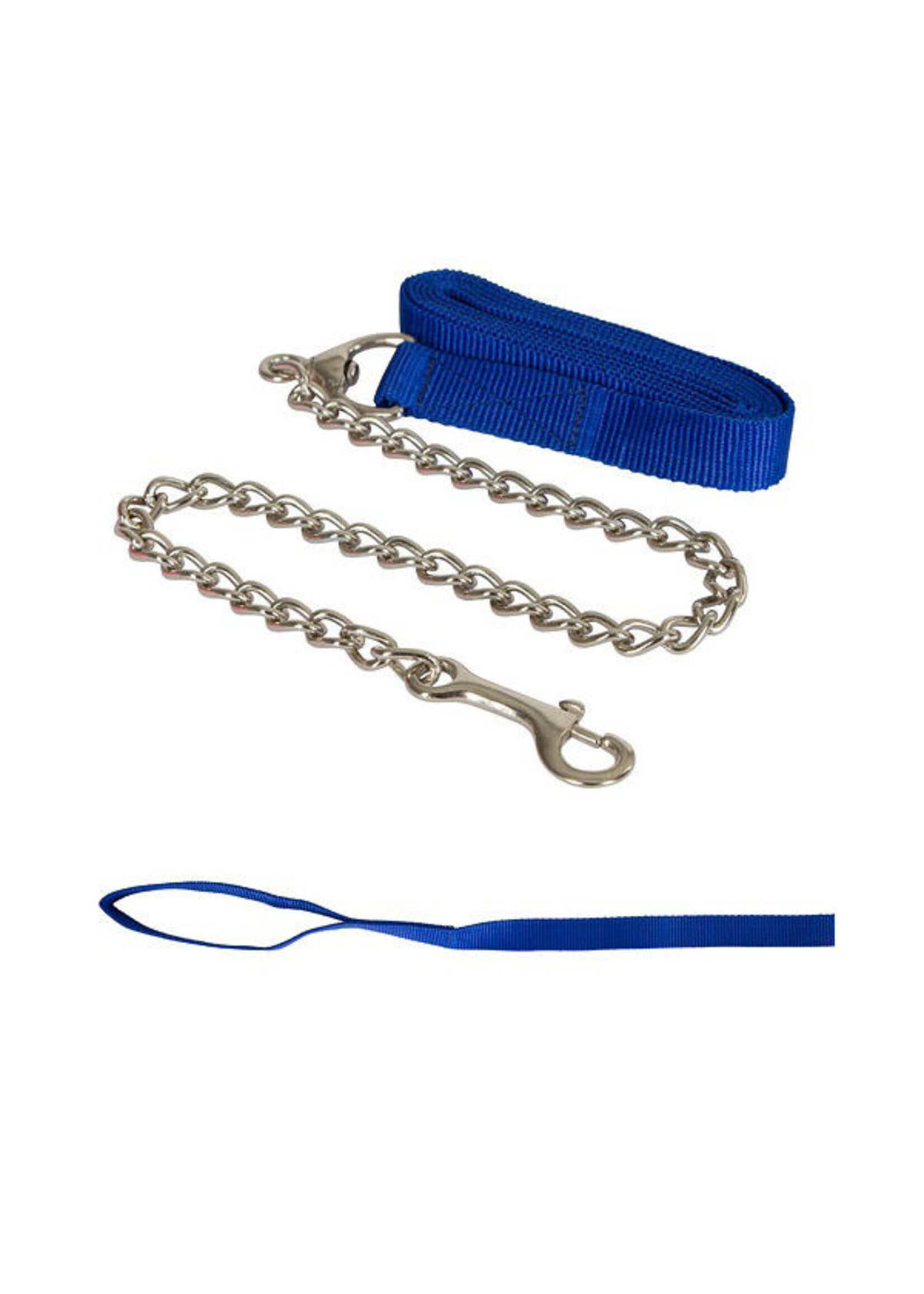 Voorbrenglijn met ketting (250cm) -korenblauw