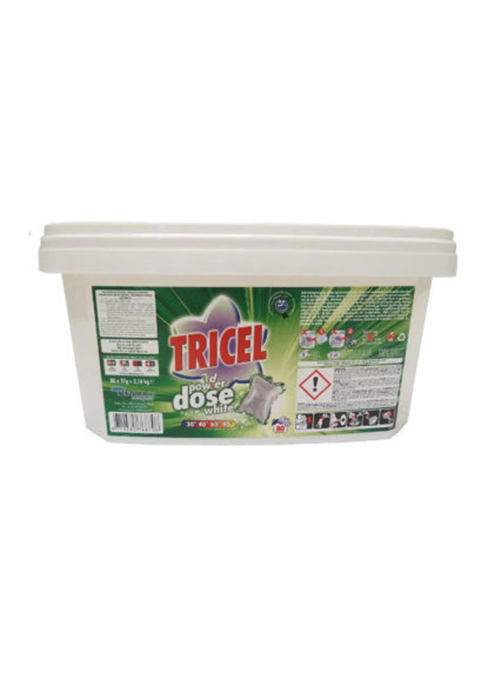 Tricel Tricel Pow(d)er Dose Wit 80x27gr.