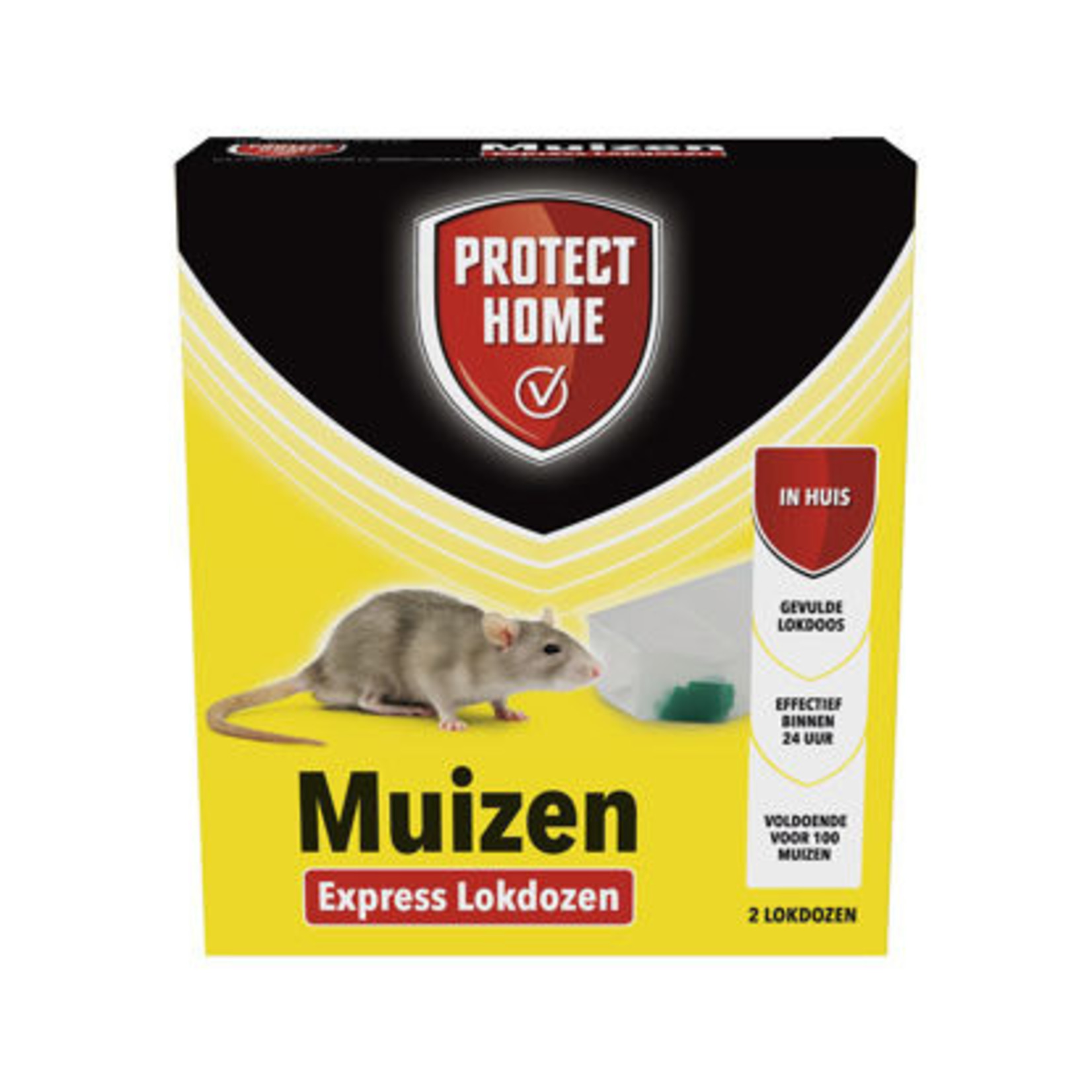 Protect Home Express muizenmiddel, 2st lokdoos -Protect Home-