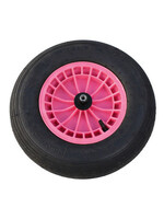 Wiel 4.80/4.00x8, 2ply band, kunststof velg ROZE, as 13cm Wiel 4.80/4.00x8, 2ply band, kunststof velg ROZE, as 13cm