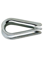 Touwkous DIN 65457, verzinkt, 3 t/m 11mm. per 100 stuks.
