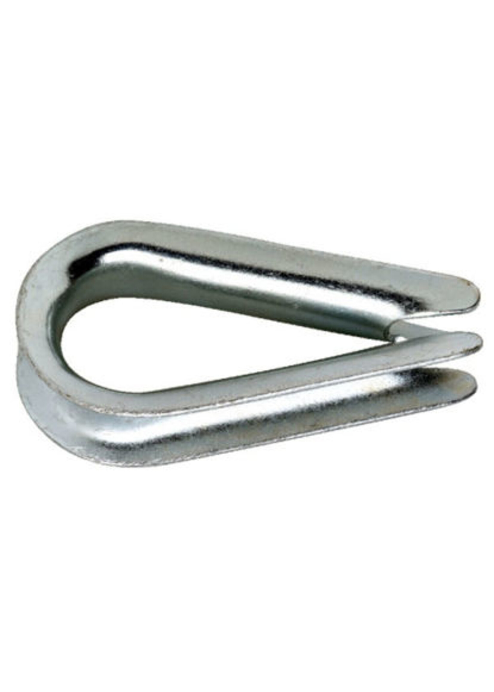 Touwkous DIN 65457, verzinkt, 3 t/m 11mm. per 100 stuks.