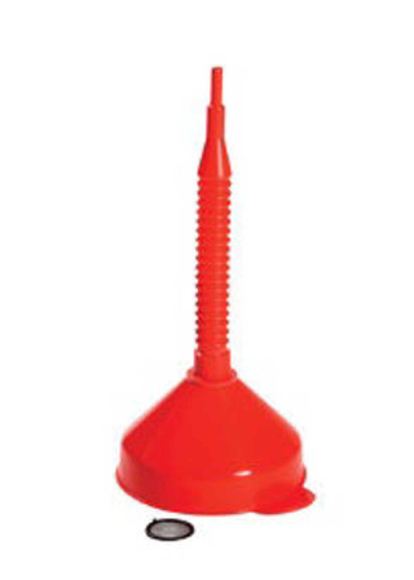 Trechter met flexibele tuit en zeef, 160mm