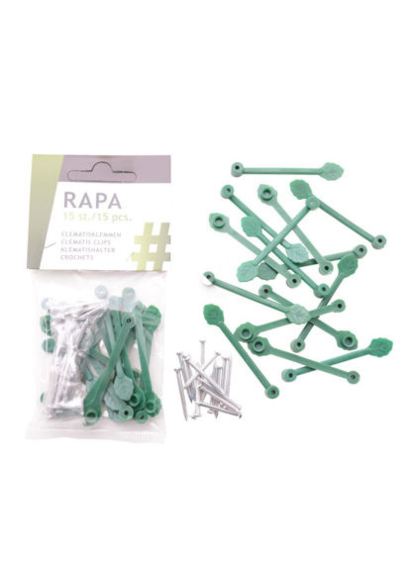 RAPA plantenklemmen / clematisklemmen 6.5cm / 15 stuks