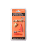 Fietspomp /oppomp nippelset 6-delig