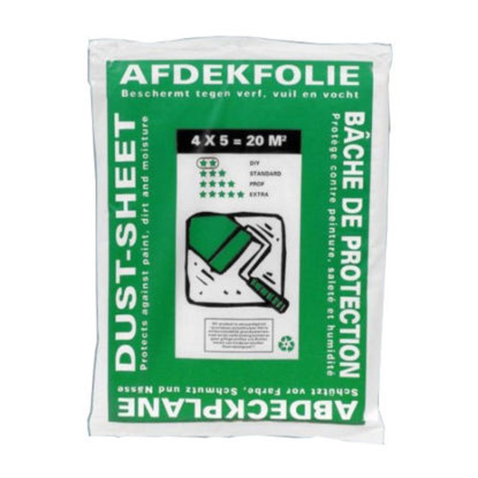 Afdekfolie HDPE 4 x 5m