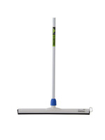 MM Vloertrekker kunststof 55cm zwart rubber -MM- + steel 140cm