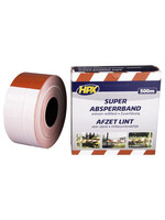 AfzetLINT rood/wit 8cm 500m. HPX AfzetLINT rood/wit 8cm 500m. HPX