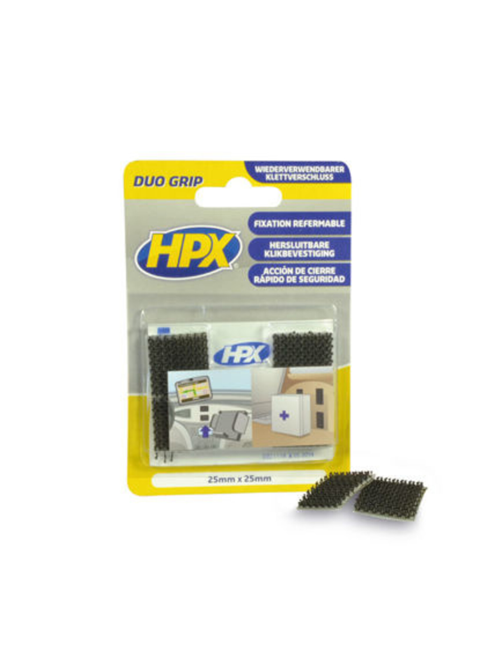 Duo Grip klikband pads 25mm x 25mm