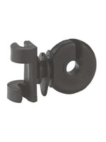Eider Klemm-fix isolator, zwart(50 stuks) voor Eider  Rantsoenpaal