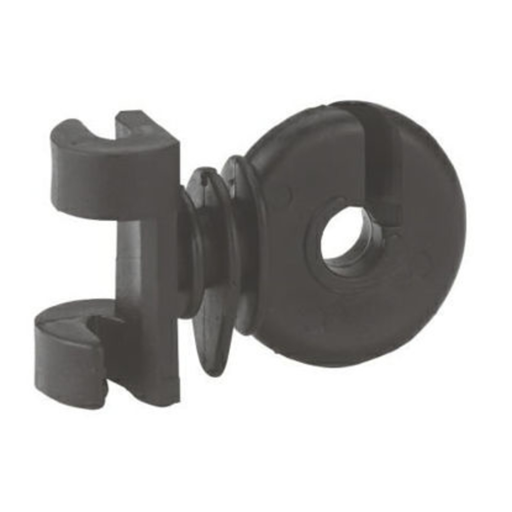 Eider Klemm-fix isolator, zwart(50 stuks) voor Eider  Rantsoenpaal