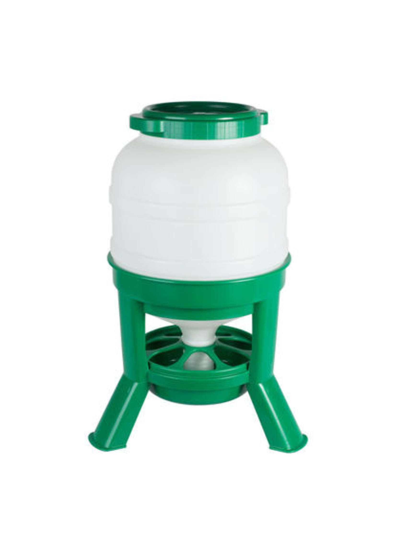 Hopper Feeder 30ltr plastic groen