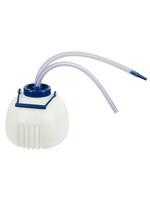 kwartiermelker 8 liter wit/blauw