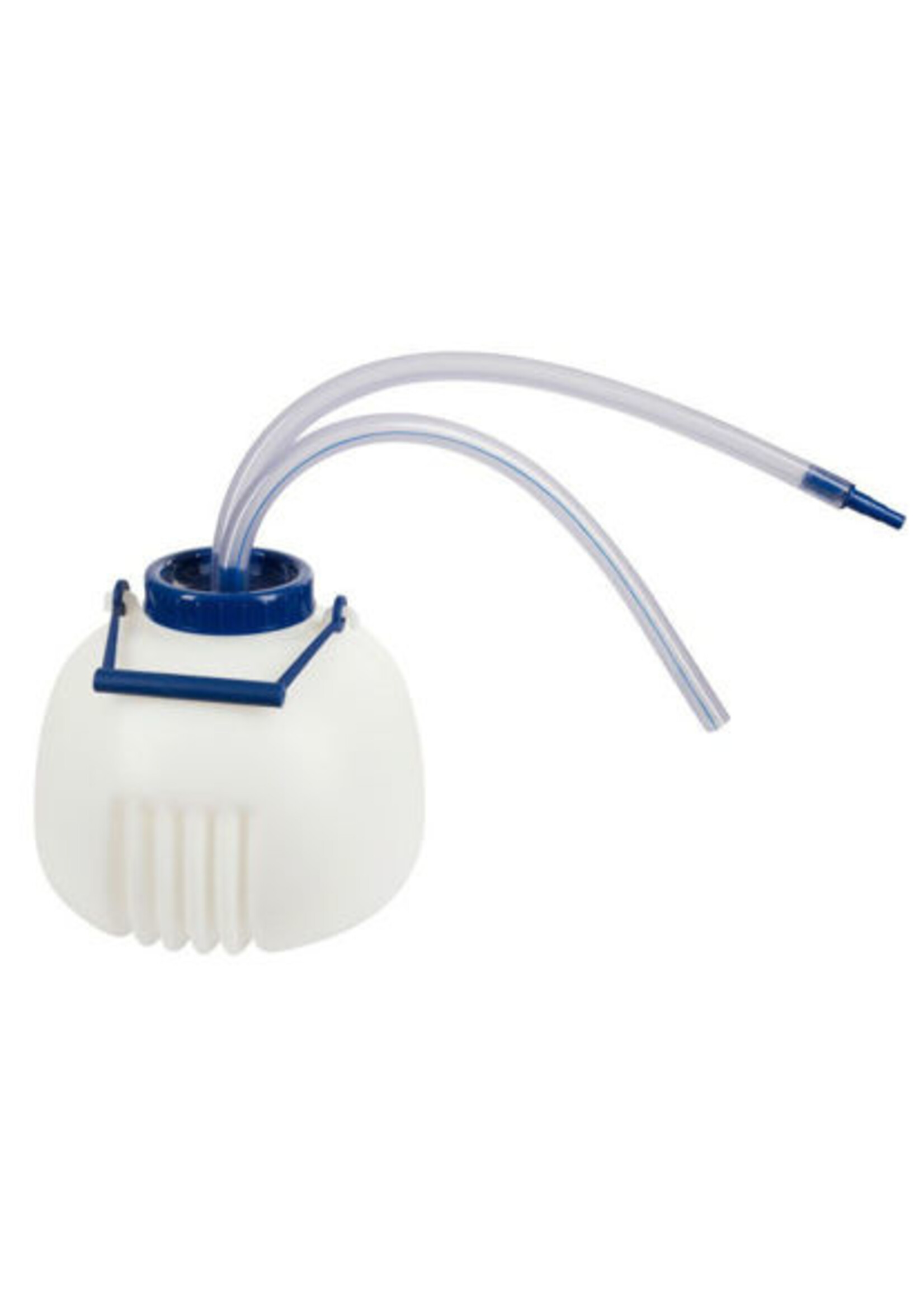 kwartiermelker 8 liter wit/blauw