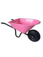 MM Kinderkruiwagen -MM- ROZE metaal/kunststof