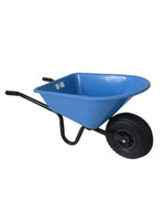 MM Kinderkruiwagen -MM- BLAUW metaal/kunststof